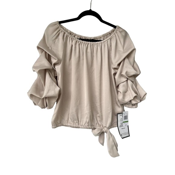 MSK Tops - NWT MSK Petite CHATO Lantern Puff-Sleeve Blouse sz PL 90714